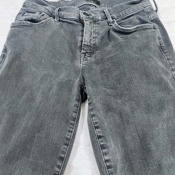 MOTHER Black Flare Wide Leg Jeans - Picture 3 of 8